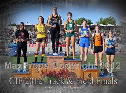 Thumbnail 3 in CIF State Track & Field Championships (Girls Awards) photogallery.