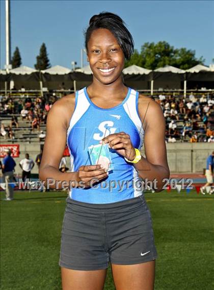 Thumbnail 2 in CIF State Track & Field Championships (Girls Awards) photogallery.