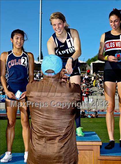 Thumbnail 2 in CIF State Track & Field Championships (Girls Awards) photogallery.
