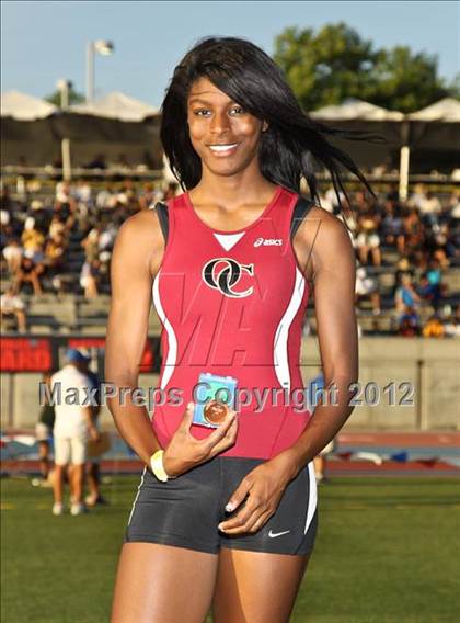 Thumbnail 1 in CIF State Track & Field Championships (Girls Awards) photogallery.