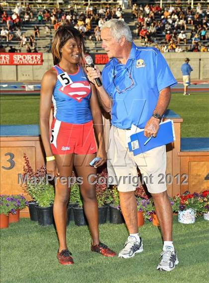 Thumbnail 1 in CIF State Track & Field Championships (Girls Awards) photogallery.