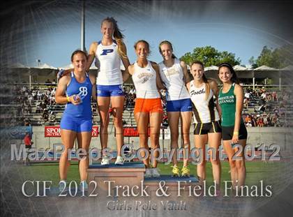 Thumbnail 2 in CIF State Track & Field Championships (Girls Awards) photogallery.