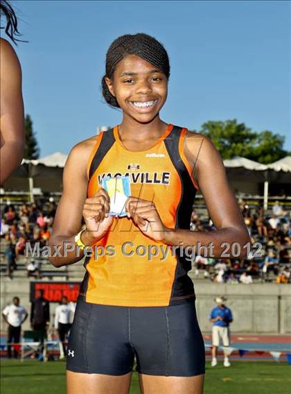 Thumbnail 1 in CIF State Track & Field Championships (Girls Awards) photogallery.