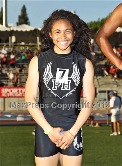 Thumbnail 2 in CIF State Track & Field Championships (Girls Awards) photogallery.