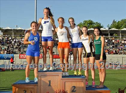 Thumbnail 3 in CIF State Track & Field Championships (Girls Awards) photogallery.