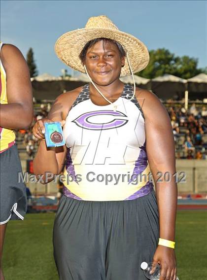 Thumbnail 2 in CIF State Track & Field Championships (Girls Awards) photogallery.