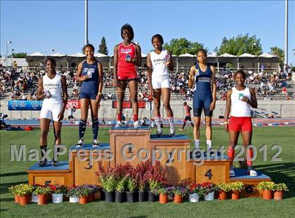 Thumbnail 2 in CIF State Track & Field Championships (Girls Awards) photogallery.
