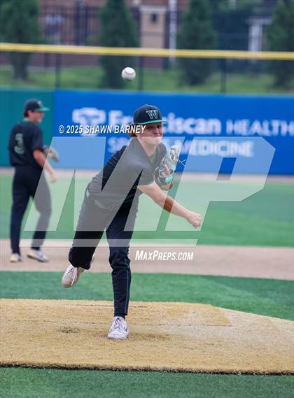 Thumbnail 1 in Westfield vs. Harrison IHSAA Class 4A Baseball Regional Championship photogallery.