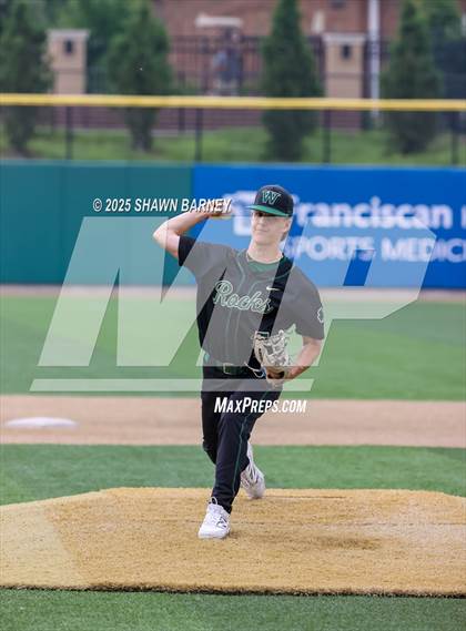 Thumbnail 1 in Westfield vs. Harrison IHSAA Class 4A Baseball Regional Championship photogallery.