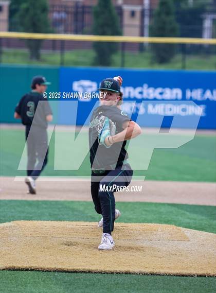 Thumbnail 2 in Westfield vs. Harrison IHSAA Class 4A Baseball Regional Championship photogallery.
