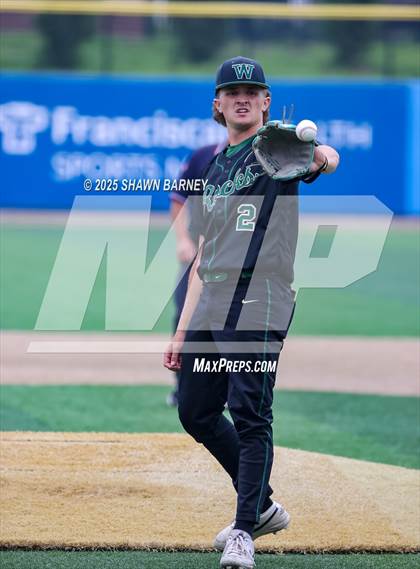 Thumbnail 1 in Westfield vs. Harrison IHSAA Class 4A Baseball Regional Championship photogallery.