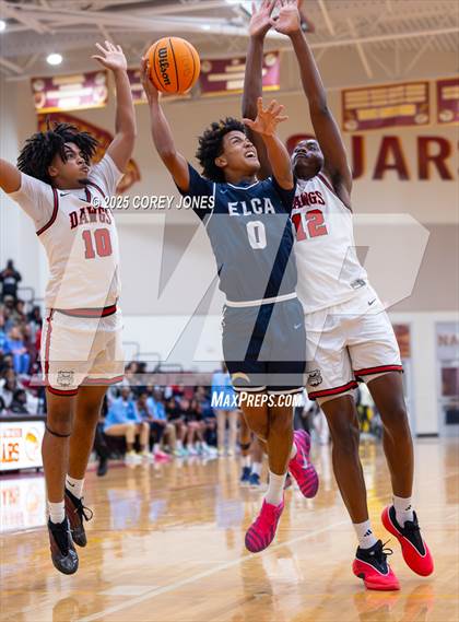 Thumbnail 1 in Eagle's Landing Christian Academy vs Tri-Cities (Hard In The Paint) photogallery.