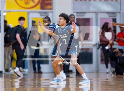 Thumbnail 1 in Eagle's Landing Christian Academy vs Tri-Cities (Hard In The Paint) photogallery.