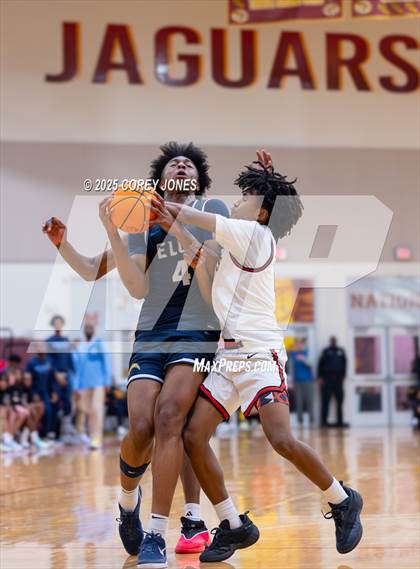 Thumbnail 3 in Eagle's Landing Christian Academy vs Tri-Cities (Hard In The Paint) photogallery.