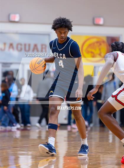 Thumbnail 1 in Eagle's Landing Christian Academy vs Tri-Cities (Hard In The Paint) photogallery.