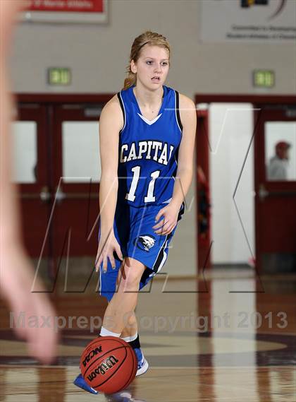 Thumbnail 2 in Capital Christian vs. Turlock Christian (CIF SJS D5 Playoffs) photogallery.