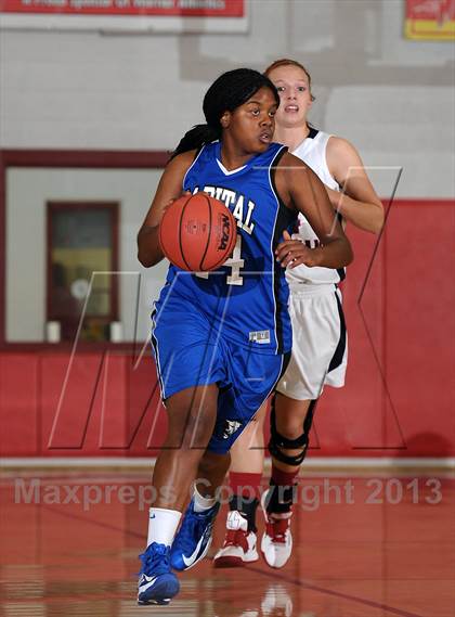 Thumbnail 2 in Capital Christian vs. Turlock Christian (CIF SJS D5 Playoffs) photogallery.