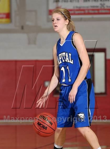 Thumbnail 1 in Capital Christian vs. Turlock Christian (CIF SJS D5 Playoffs) photogallery.