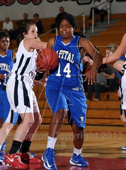 Thumbnail 3 in Capital Christian vs. Turlock Christian (CIF SJS D5 Playoffs) photogallery.