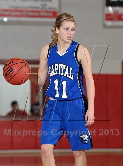 Thumbnail 2 in Capital Christian vs. Turlock Christian (CIF SJS D5 Playoffs) photogallery.