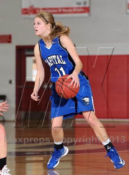 Thumbnail 2 in Capital Christian vs. Turlock Christian (CIF SJS D5 Playoffs) photogallery.