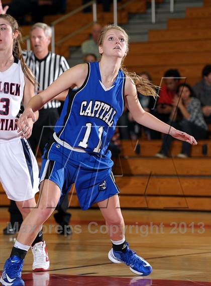 Thumbnail 3 in Capital Christian vs. Turlock Christian (CIF SJS D5 Playoffs) photogallery.
