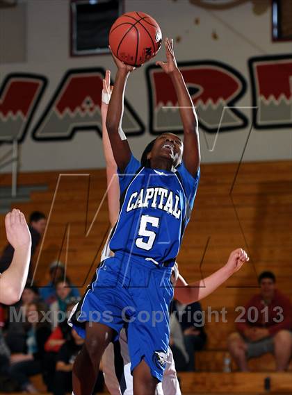 Thumbnail 3 in Capital Christian vs. Turlock Christian (CIF SJS D5 Playoffs) photogallery.
