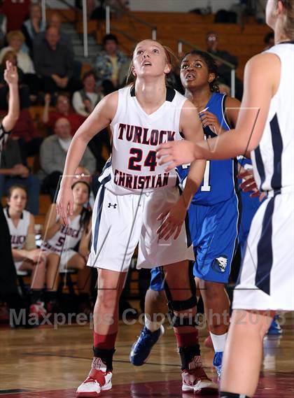 Thumbnail 1 in Capital Christian vs. Turlock Christian (CIF SJS D5 Playoffs) photogallery.