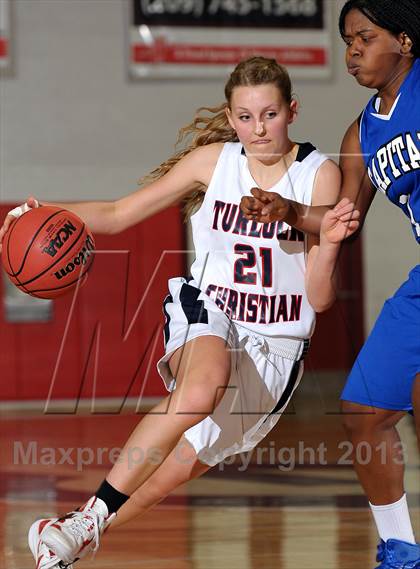 Thumbnail 3 in Capital Christian vs. Turlock Christian (CIF SJS D5 Playoffs) photogallery.