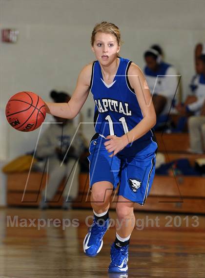 Thumbnail 3 in Capital Christian vs. Turlock Christian (CIF SJS D5 Playoffs) photogallery.