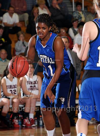 Thumbnail 3 in Capital Christian vs. Turlock Christian (CIF SJS D5 Playoffs) photogallery.