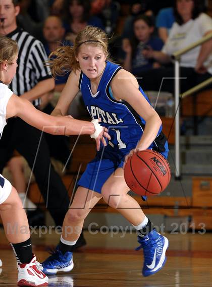 Thumbnail 3 in Capital Christian vs. Turlock Christian (CIF SJS D5 Playoffs) photogallery.