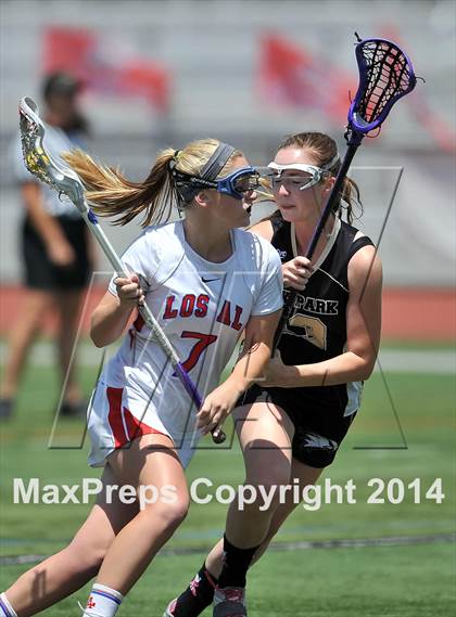 Thumbnail 3 in Oak Park vs Los Alamitos ( Southern Final) photogallery.
