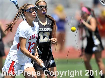 Thumbnail 1 in Oak Park vs Los Alamitos ( Southern Final) photogallery.