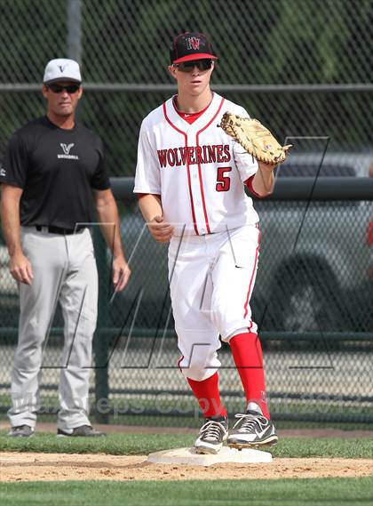 Thumbnail 3 in Valencia @ Harvard-Westlake (CIF SS Playoffs) photogallery.