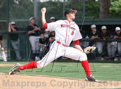 Thumbnail 1 in Valencia @ Harvard-Westlake (CIF SS Playoffs) photogallery.