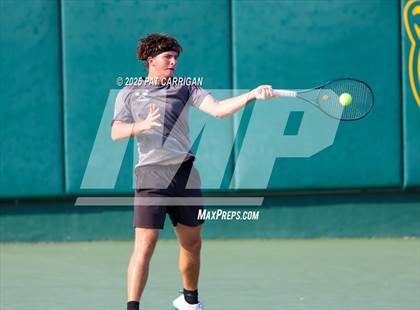 Thumbnail 3 in Frisco Centennial vs Flour Bluff (UIL 5A Tennis Final) photogallery.
