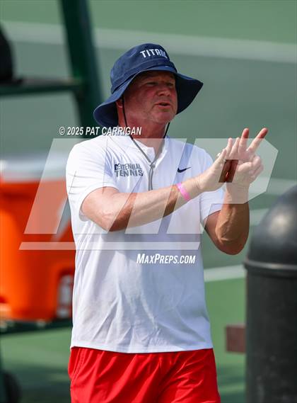 Thumbnail 1 in Frisco Centennial vs Flour Bluff (UIL 5A Tennis Final) photogallery.