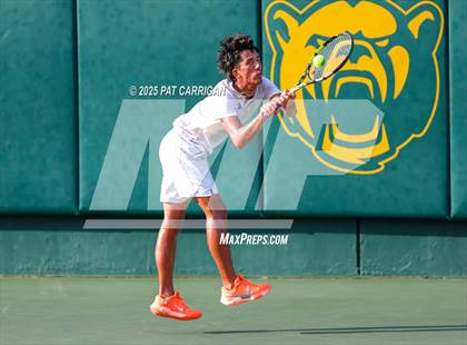 Thumbnail 1 in Frisco Centennial vs Flour Bluff (UIL 5A Tennis Final) photogallery.