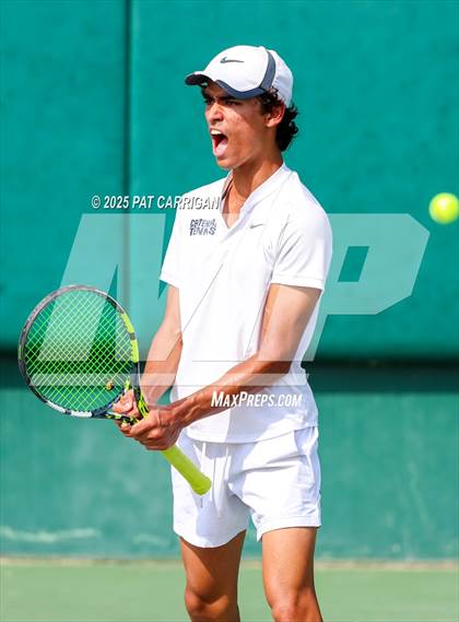 Thumbnail 2 in Frisco Centennial vs Flour Bluff (UIL 5A Tennis Final) photogallery.