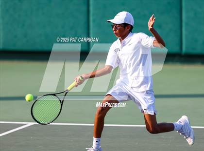 Thumbnail 3 in Frisco Centennial vs Flour Bluff (UIL 5A Tennis Final) photogallery.