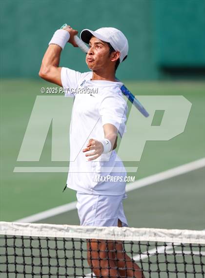 Thumbnail 2 in Frisco Centennial vs Flour Bluff (UIL 5A Tennis Final) photogallery.