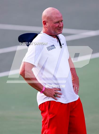 Thumbnail 3 in Frisco Centennial vs Flour Bluff (UIL 5A Tennis Final) photogallery.
