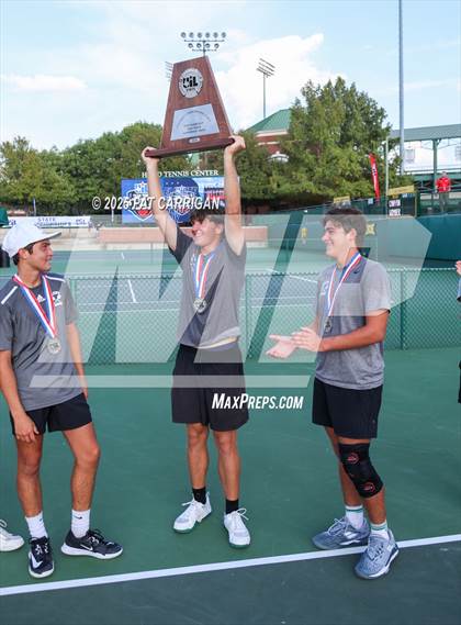 Thumbnail 2 in Frisco Centennial vs Flour Bluff (UIL 5A Tennis Final) photogallery.