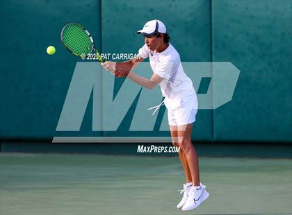 Thumbnail 3 in Frisco Centennial vs Flour Bluff (UIL 5A Tennis Final) photogallery.