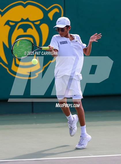 Thumbnail 2 in Frisco Centennial vs Flour Bluff (UIL 5A Tennis Final) photogallery.
