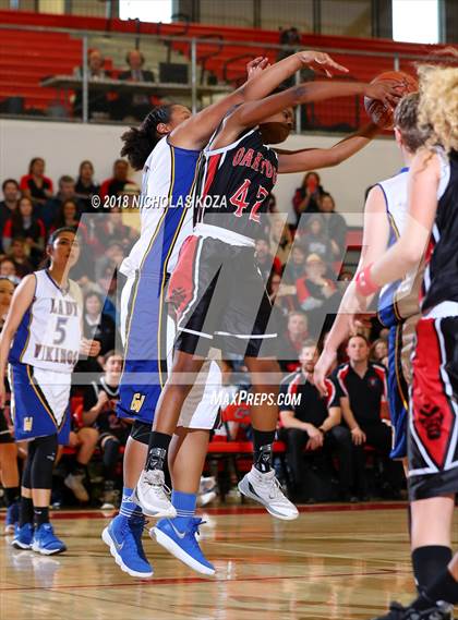 Thumbnail 2 in Oakwood vs. Garey (CIF SS Division 5A Finals) photogallery.