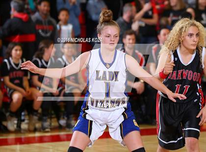 Thumbnail 1 in Oakwood vs. Garey (CIF SS Division 5A Finals) photogallery.