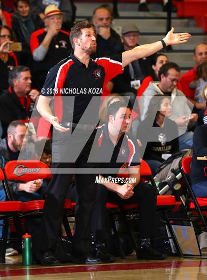 Thumbnail 2 in Oakwood vs. Garey (CIF SS Division 5A Finals) photogallery.