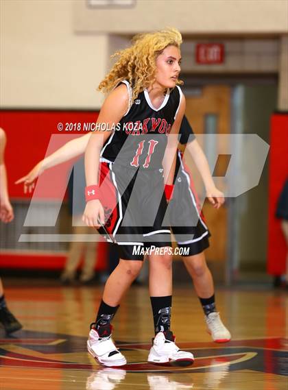 Thumbnail 1 in Oakwood vs. Garey (CIF SS Division 5A Finals) photogallery.